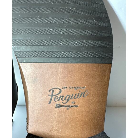 Penguin by Munsingwear Men's OP Tip Oxford Leather Brown Dress Shoes Size 11 - Picture 11 of 11